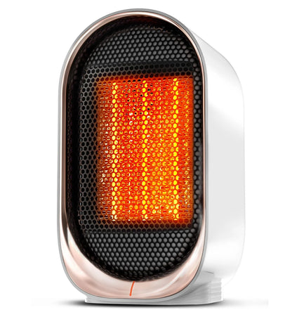 Electric Heater, Small Portable Heaters for Indoor Use, Mini Space Heater for Office Patio Garage Home Use, Desk Ceramic Heaters with Overheat & Tip-Over Protection